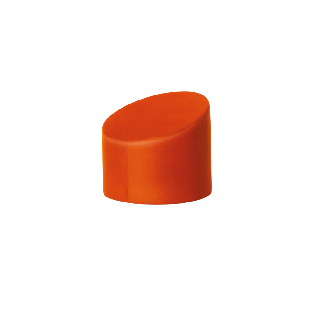 Sedia Mozza arancione vista frontale