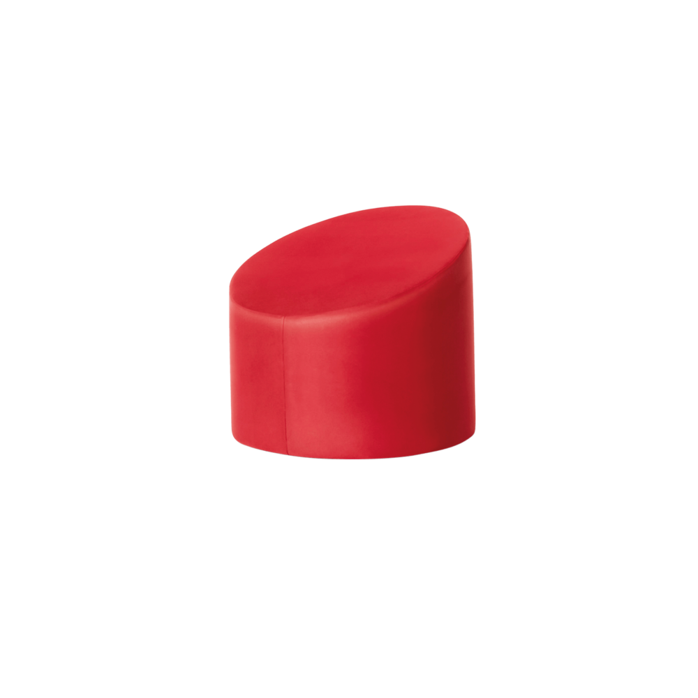 Sedia Mozza rossa vista frontale