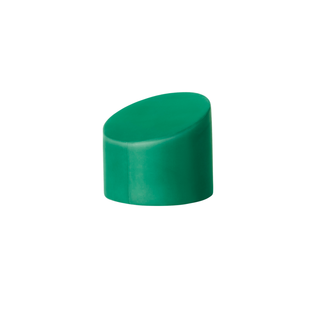 Sedia Mozza verde vista frontale