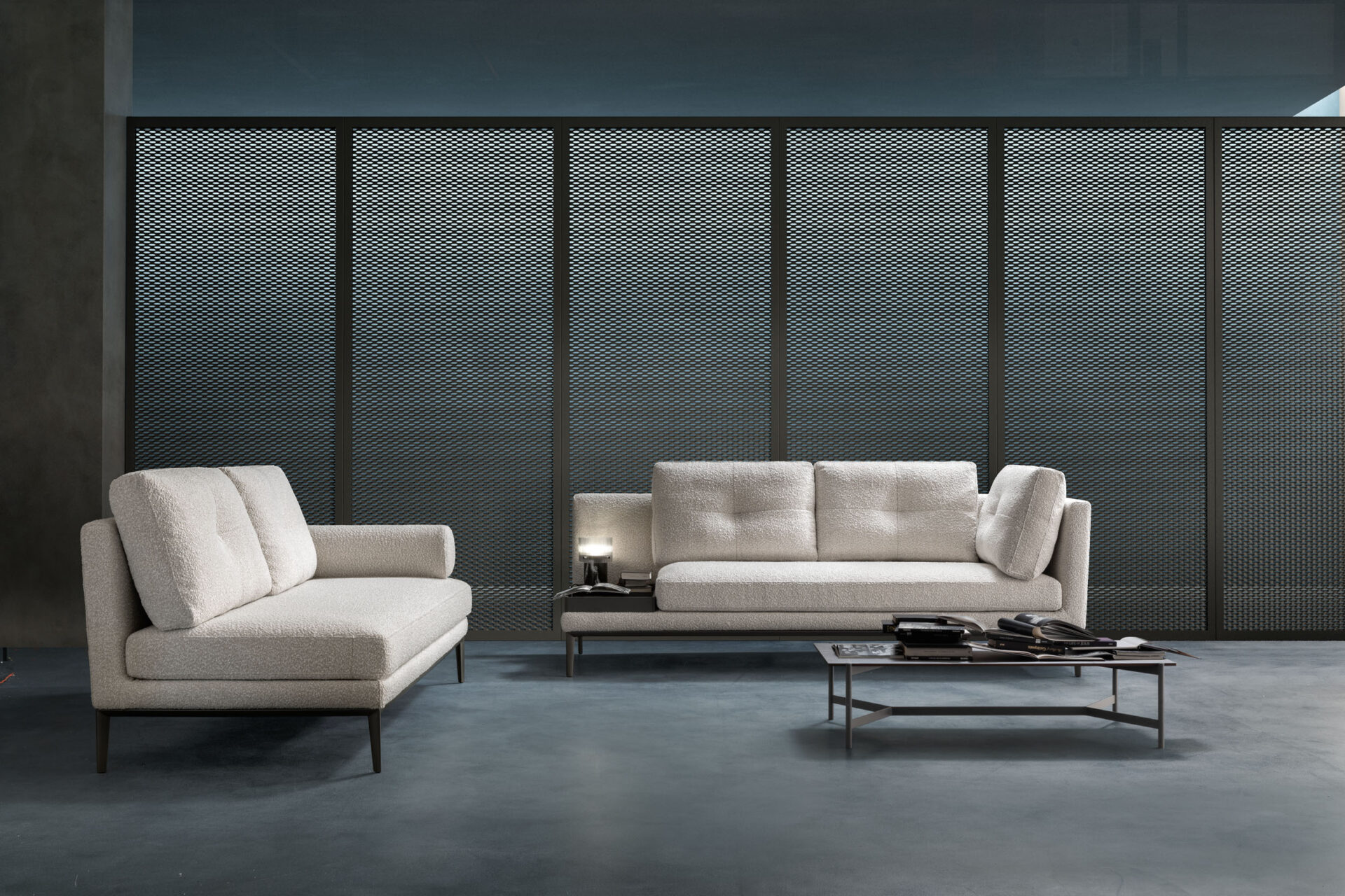 Dettaglio divano moderno Nixon