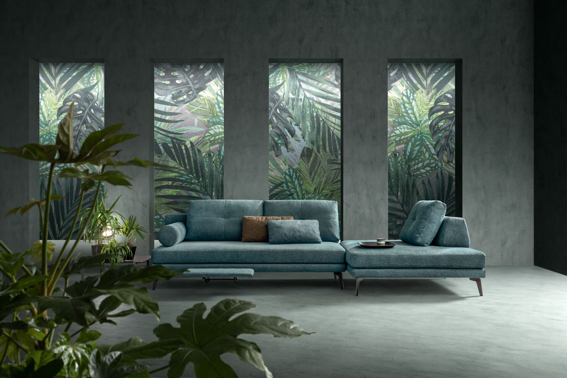 Divano moderno Nixon angolo laterale