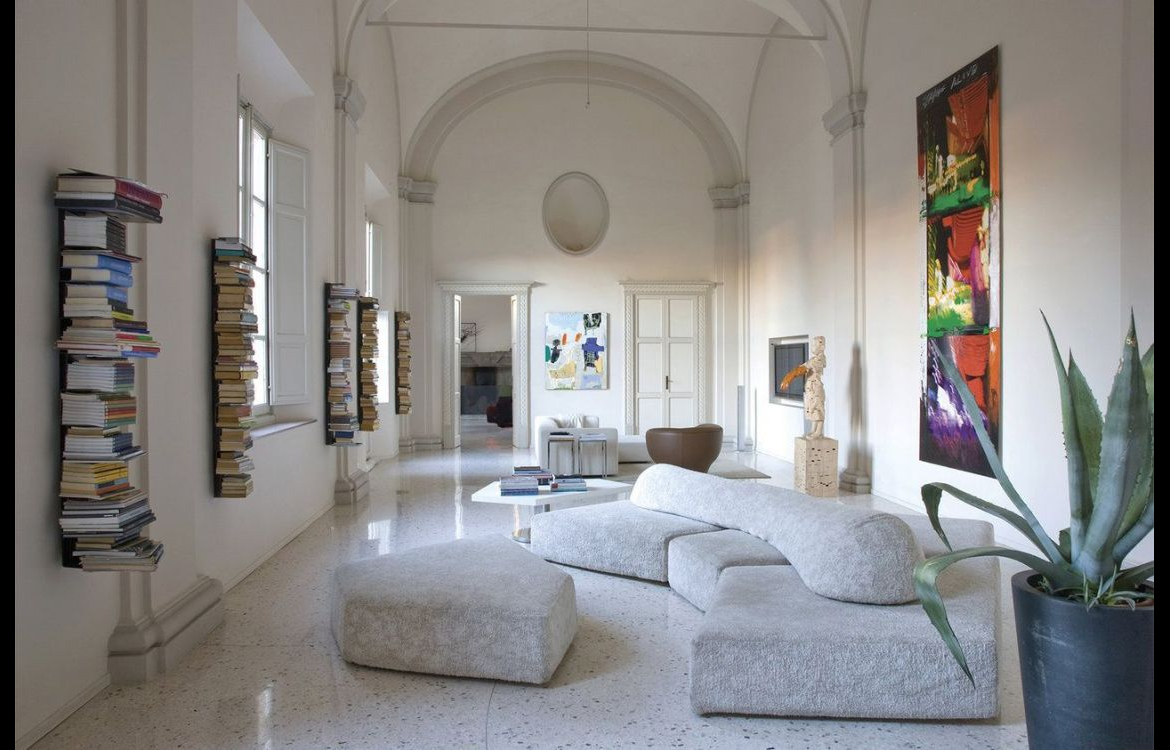 Divano On the Rocks in ambiente moderno con sistema componibile