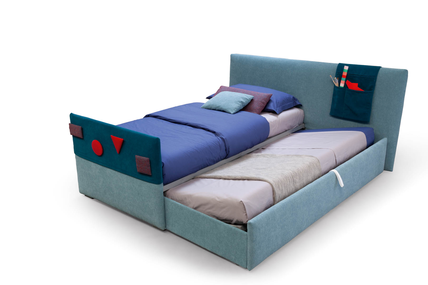 Letto imbottito Plain Samoa Divani dettaglio testata