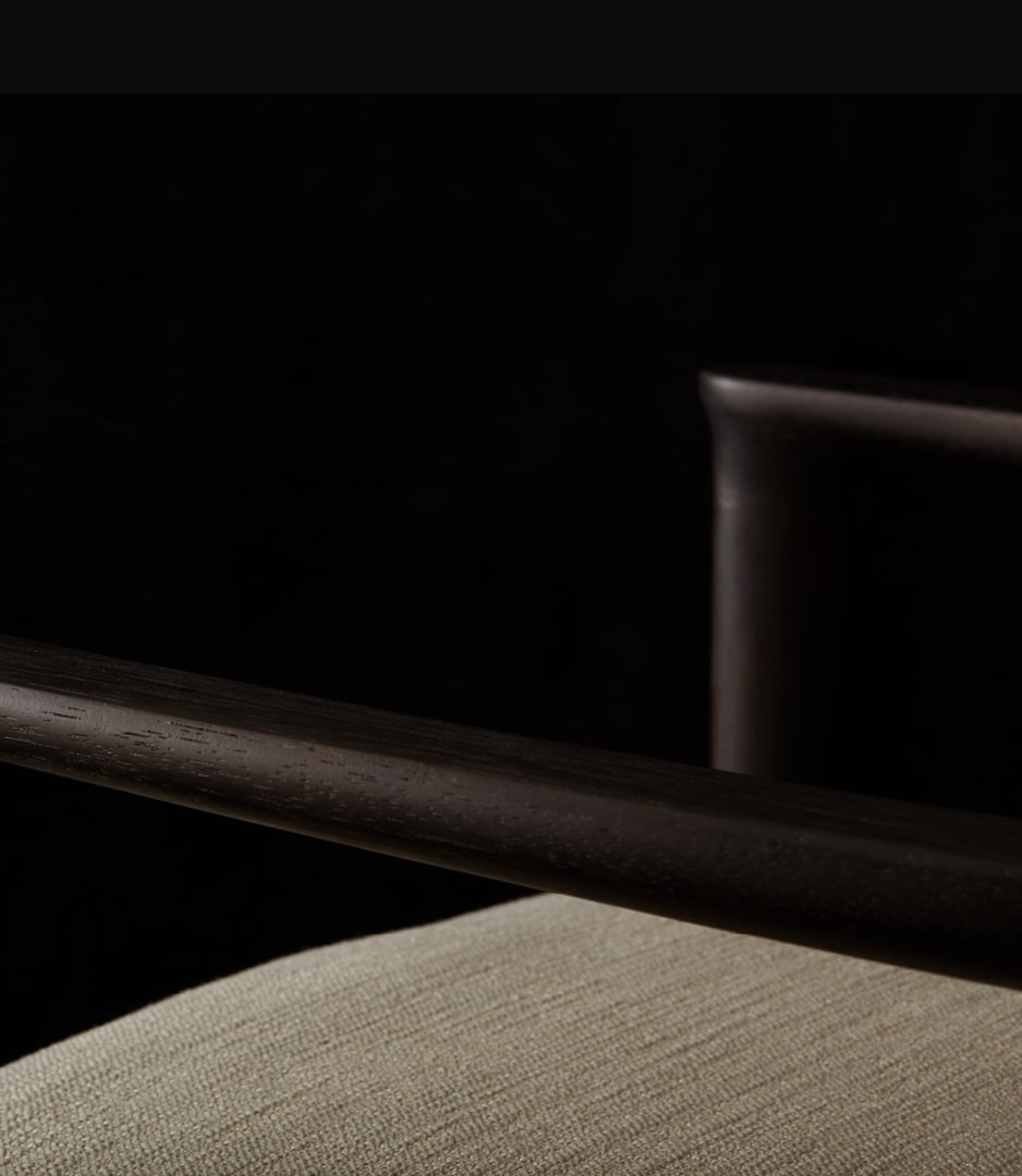 Sedia Magnolia con rivestimento tessile sfoderabile