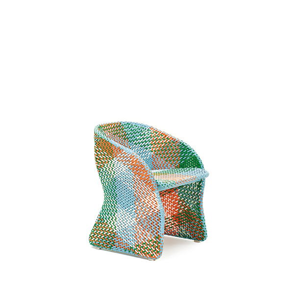 Poltroncine da Esterno con Intreccio a Mano