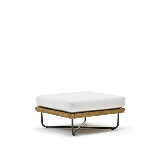 Pouf Babylon Varaschin in corda sintetica