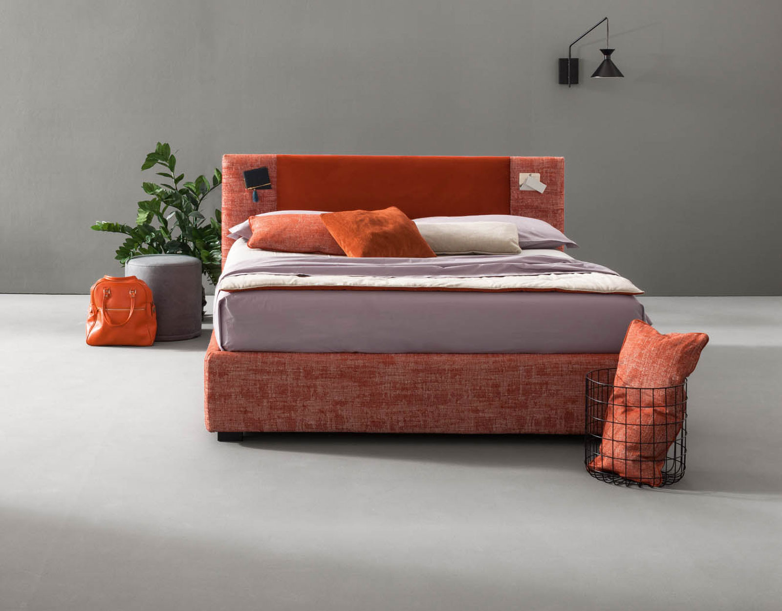 Letto imbottito Rift Samoa Divani