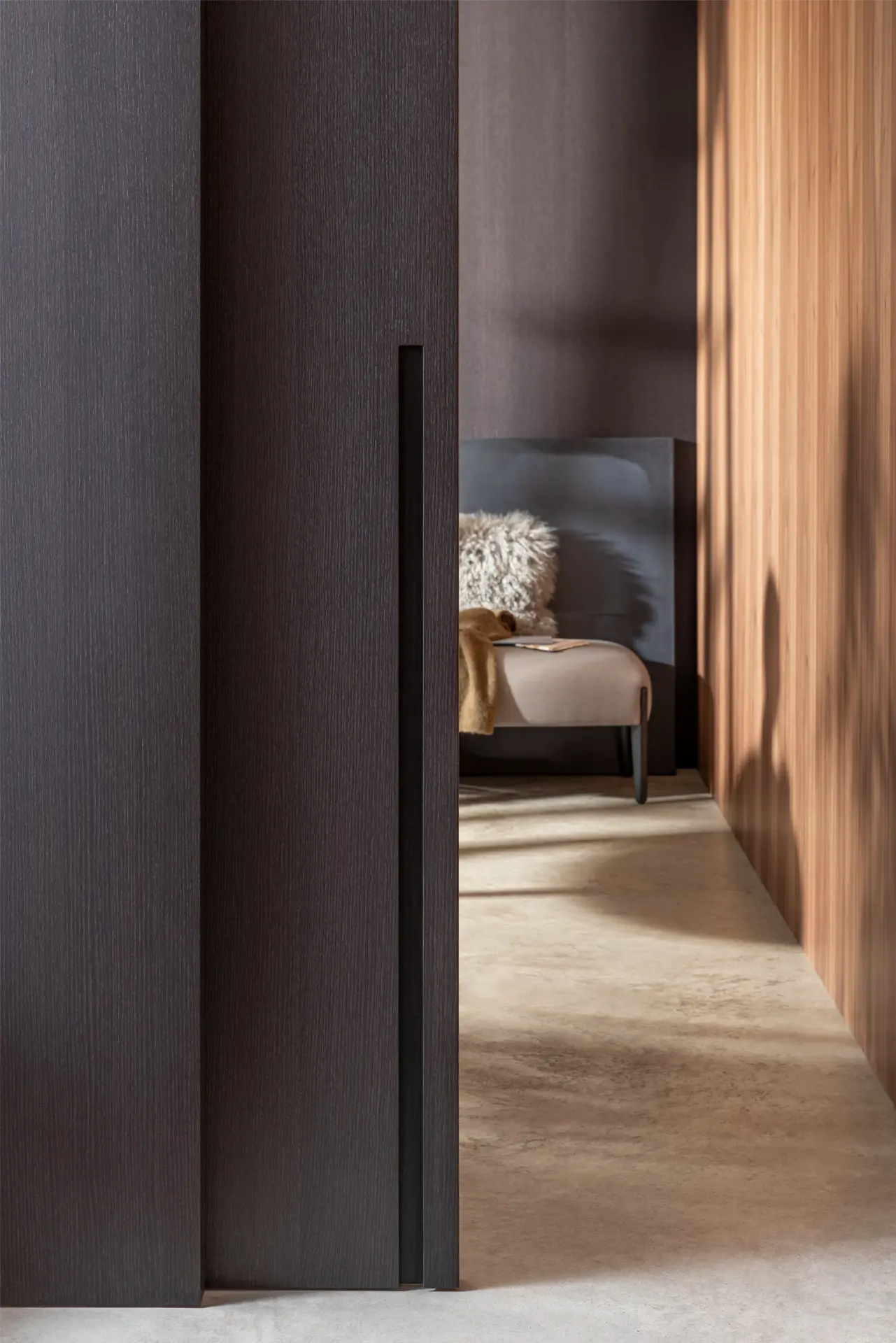 Sliding 50 particolare finiture e materiali