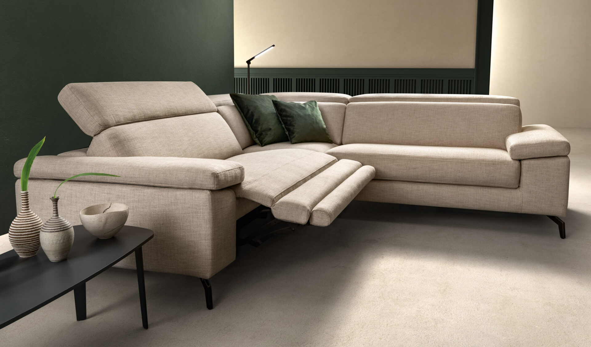 Divano Space Action angolare in ambiente interno