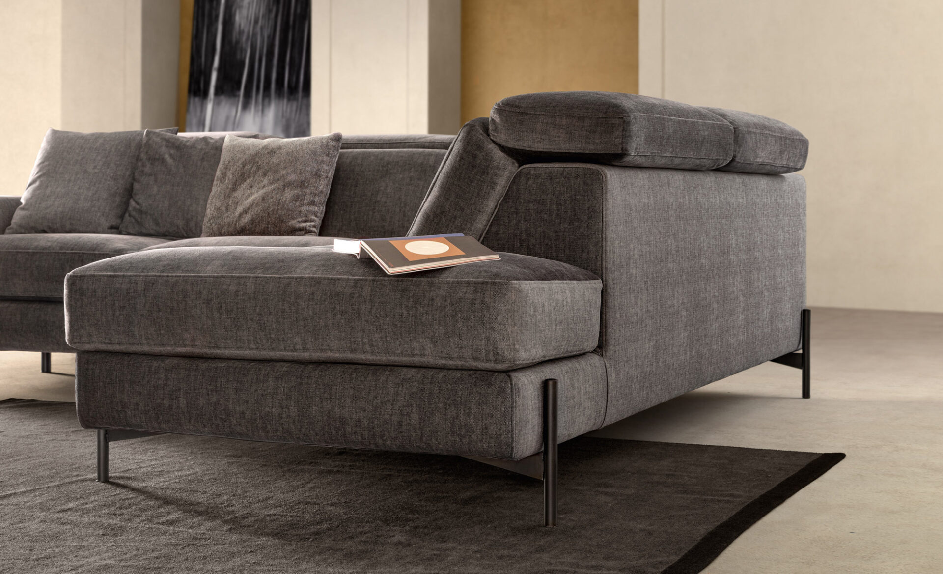 Divano Space Fly Samoa Divani vista laterale