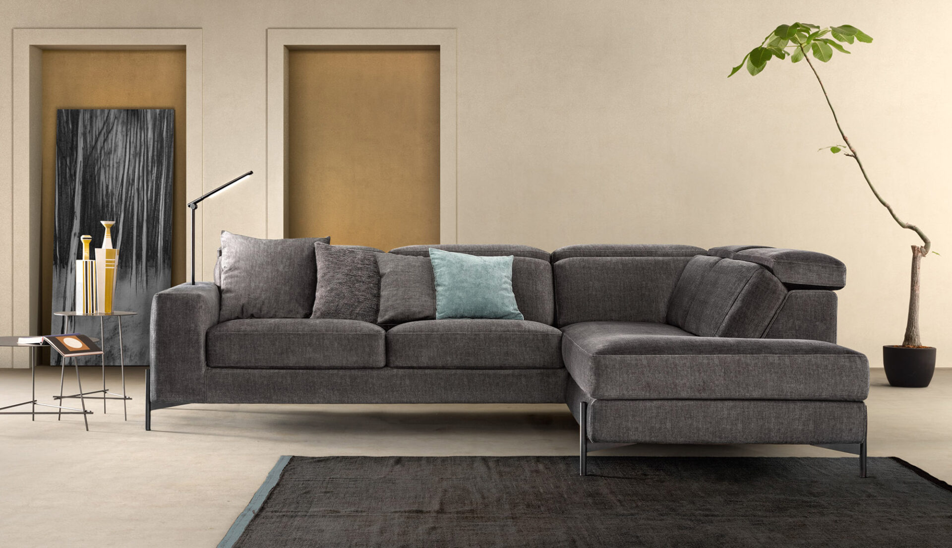 Divano con sedute estraibili Space Fly Samoa Divani