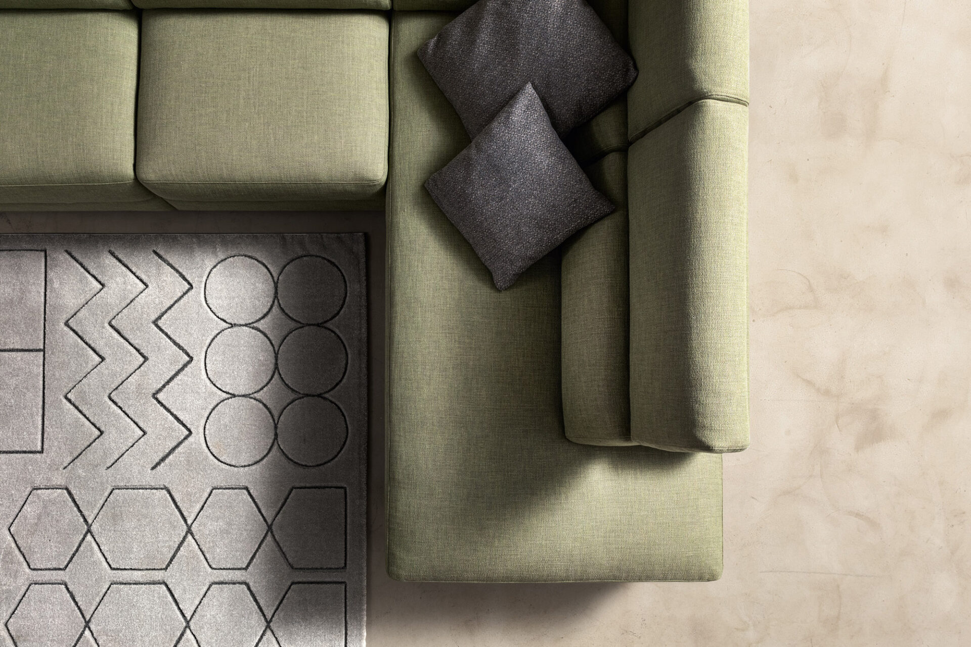 Divano Space Look Samoa Divani particolare bracciolo