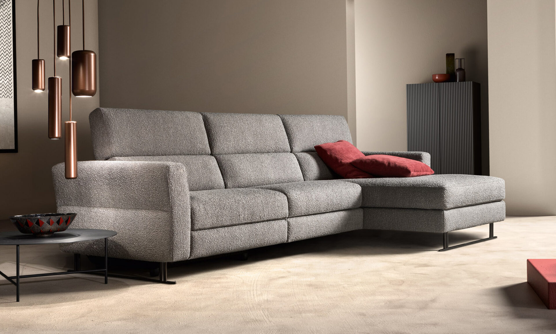 Divano Space Spark in ambiente totale