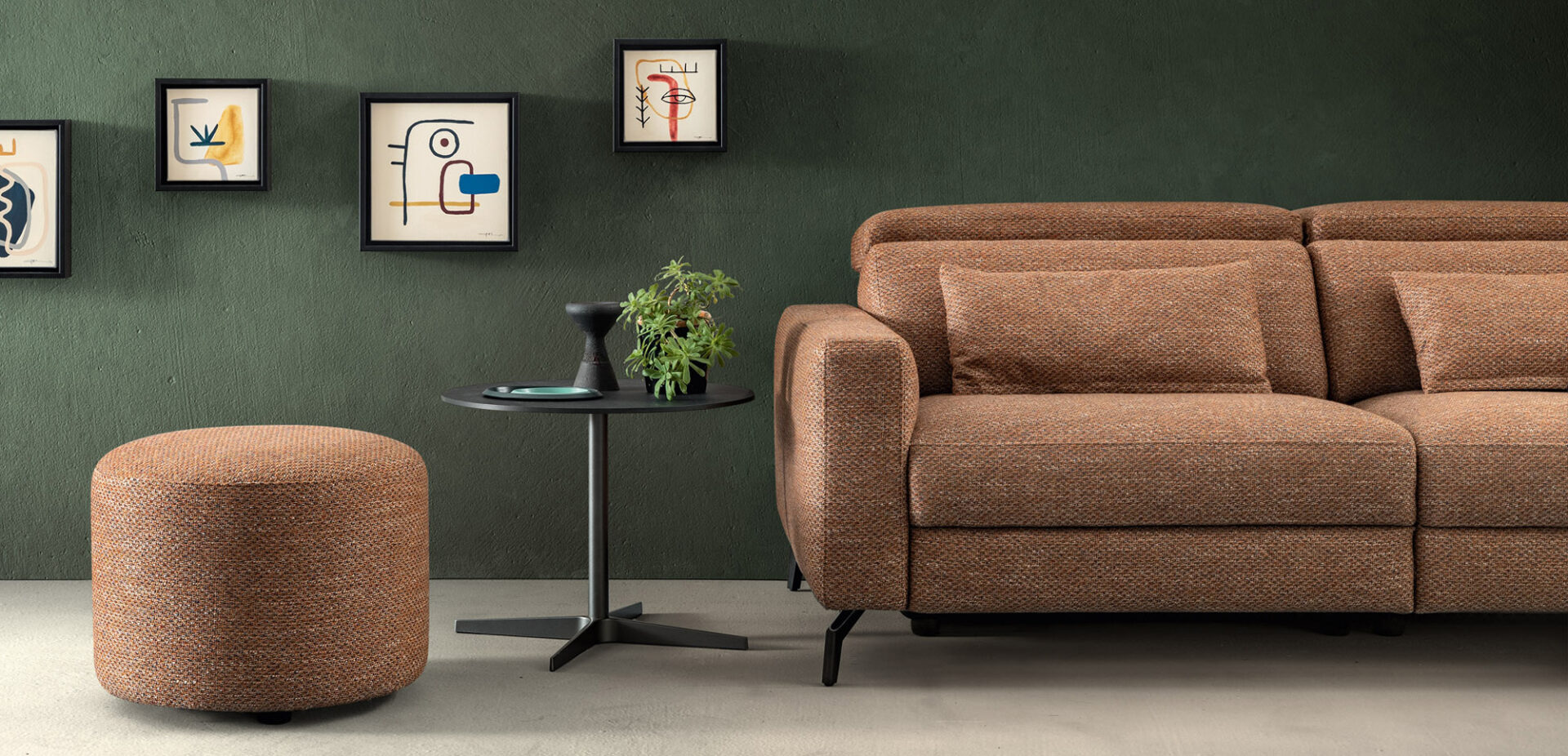 Divano Space Speed dettaglio poggiatesta