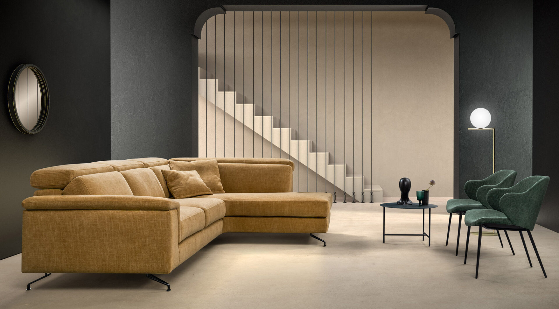 Divano Space Time particolare laterale