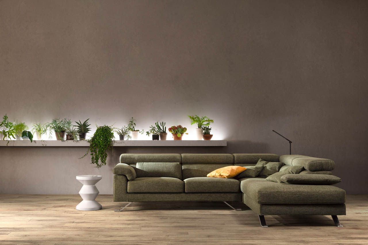 Step Special Sofa Samoa Divani Vista Laterale