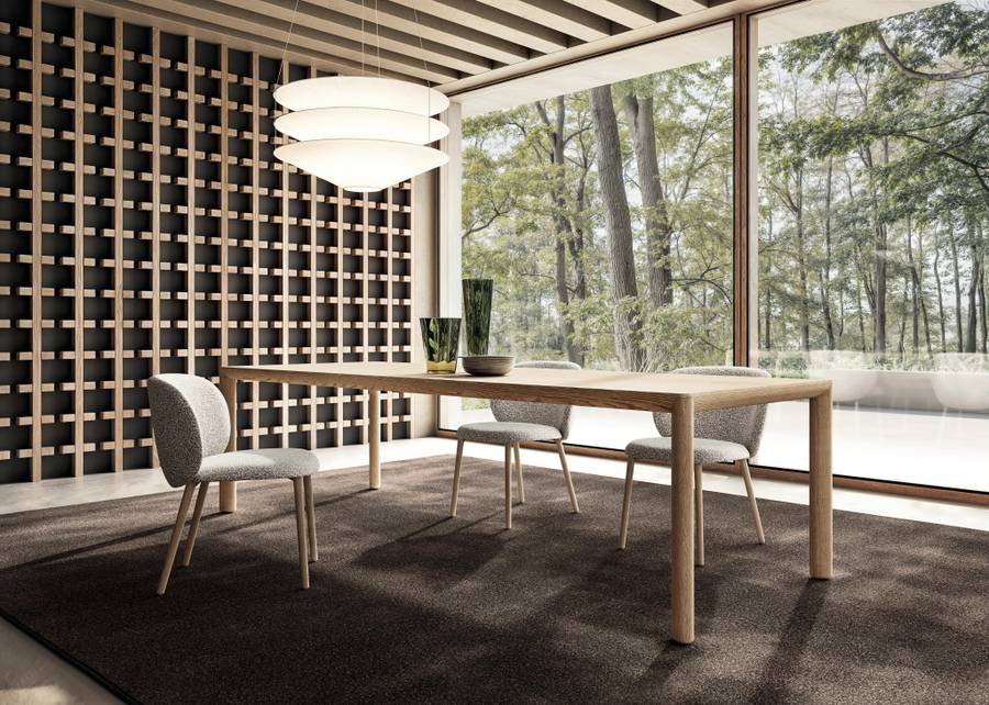 Tavolo Correr Lago in ambiente sala da pranzo