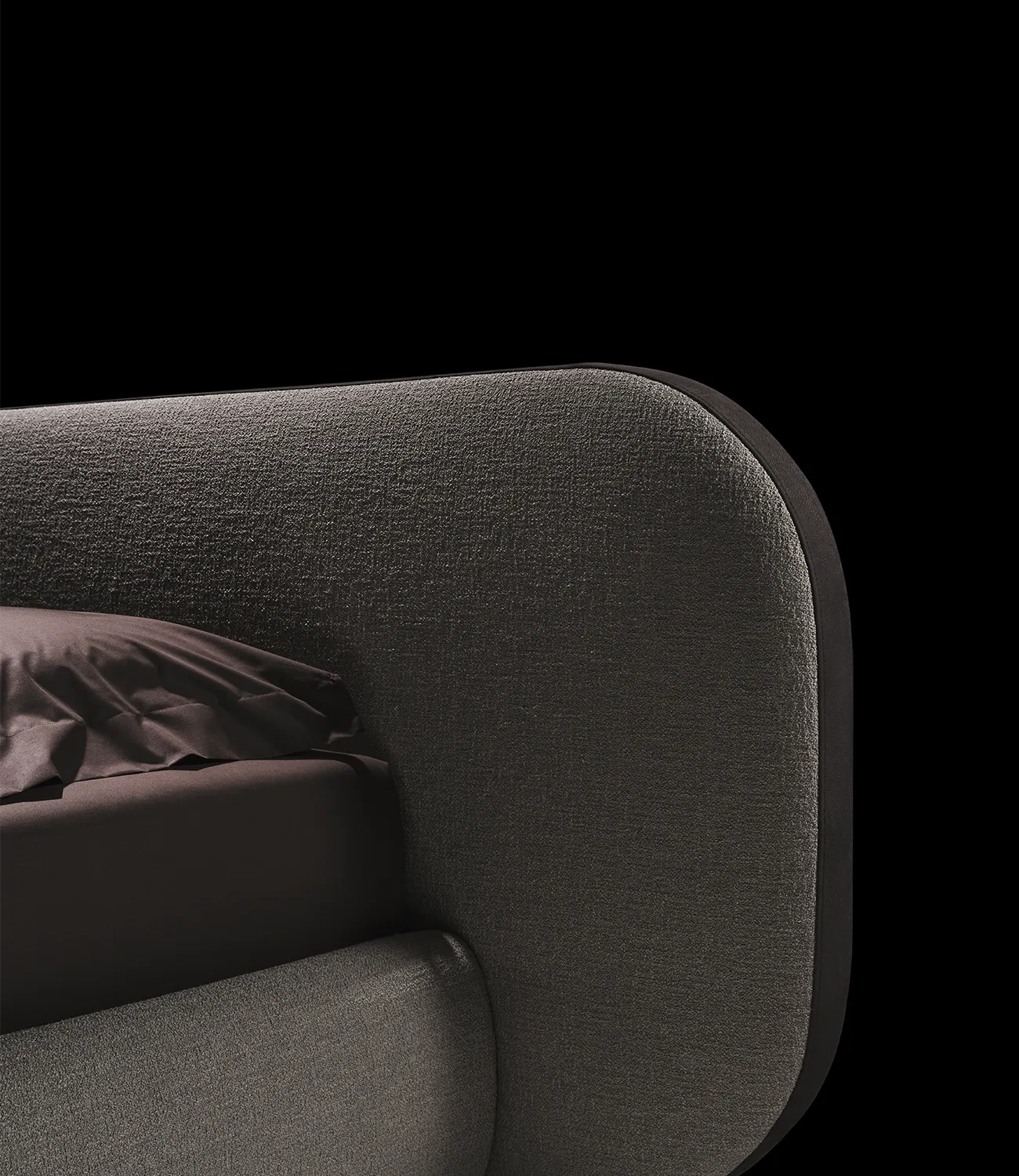 Letto matrimoniale B Curve Twils ambientato