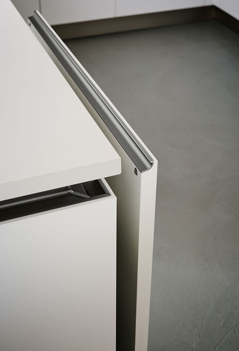 Particolare tecnico della cucina Oyster Veneta Cucine