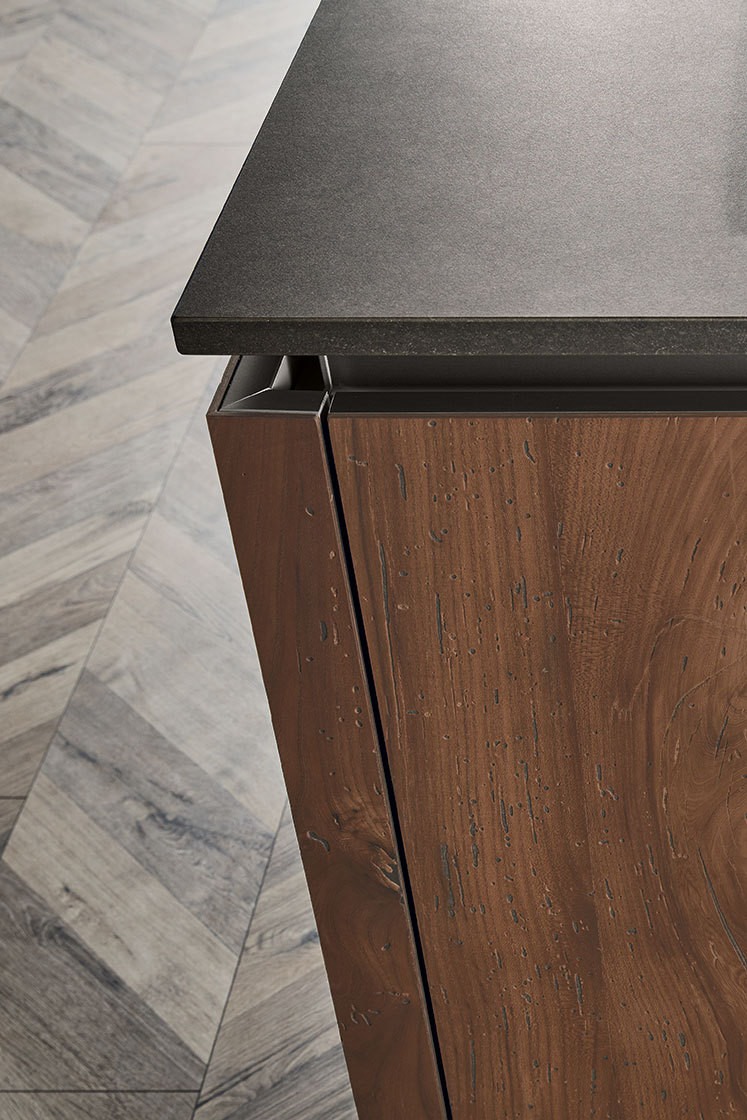 Vista laterale cucina Ri-flex