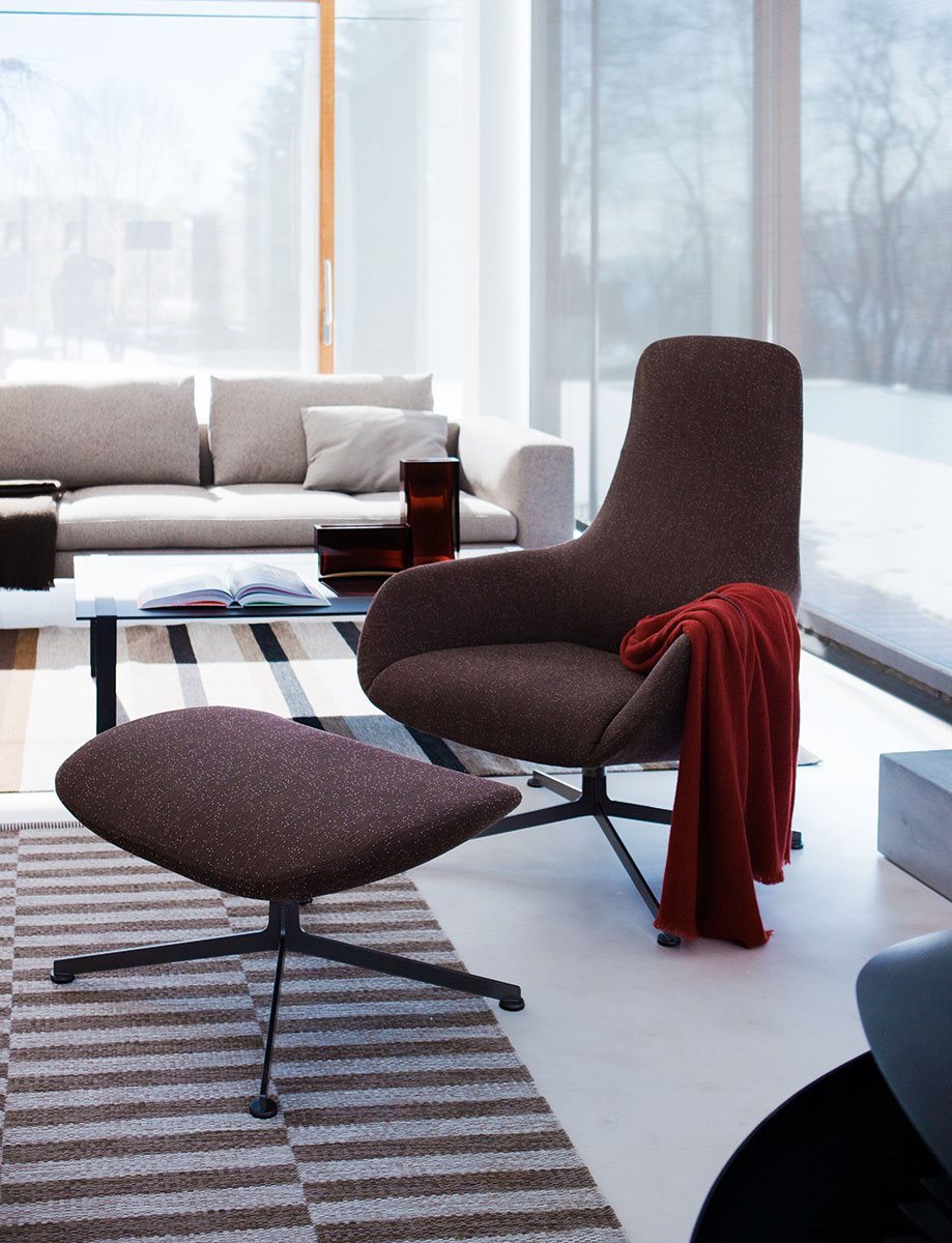 Poltrona Kent ambientata in interno moderno